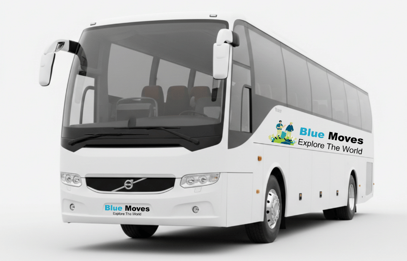 27 Seater Volvo Bus Blue Moves